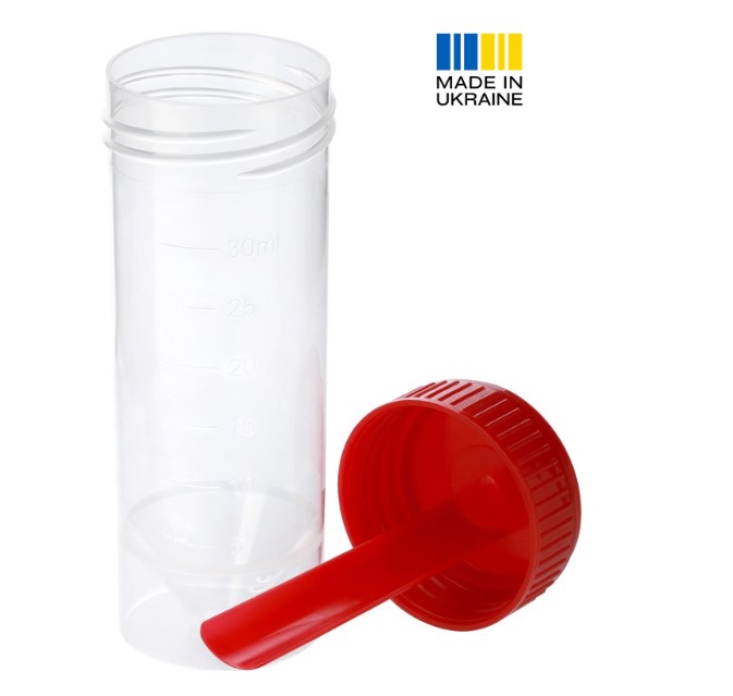 Контейнери для забору зразків біоматеріалу 30 мл нестерильний, шт.